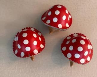 Mushroom Garden Hedgehogs. Photo 2 of 2.