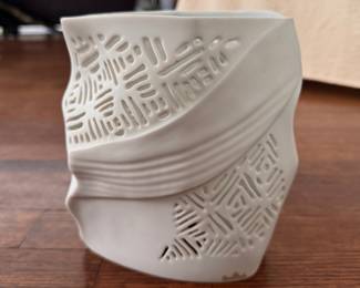 Rosenthal Studio Linie Porcelain Bisque Tea Light Hurricane. Photo 1 of 2.