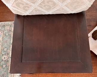 Set of 8 Michael Taylor for Baker Chinoiserie Style Dining Chairs with Cushions. Each Measures 22" W x 19" D with 17" Seat Height without Cushion. Photo 1 of 9.