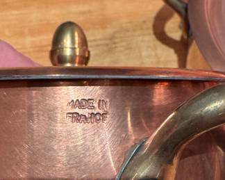 Small Copper Lidded Cassoulet / Cocotte - 2 Available. Photo 2 of 3.