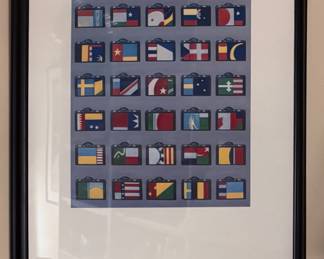 Baker & Mckenzie 50th Anniversary Poster. Measures 27" x 38" Overall.