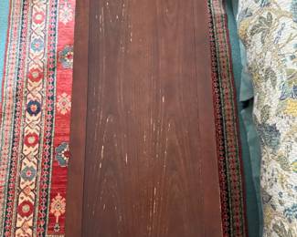 Hickory Chair Bench with Asian "Pagoda" Style Legs. Measures 48" L x 18" W x 19" H. Would Be STUNNING Lacquered. Ask Us For Resources. Photo 4 of 4.