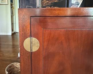 Henredon-Style Hollywood Regency Chinoiserie Buffet. Measures 76" W x 19" D x 32" H. Photo 3 of 4.