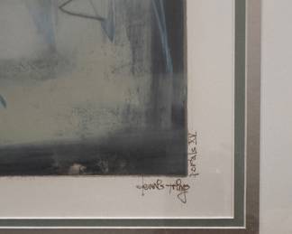 Dennis Fringes, Portals XIX & XV. Measures 42" x 34" Overall. Signed By Artist. Photo 3 of 4.