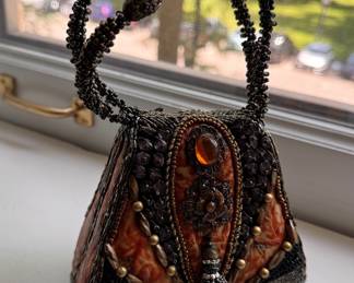 Beaded Evening Bag.