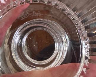 Waterford Crystal Footed Bowl. Measures 7.5" D x 5.5" H. Photo 3 of 3.