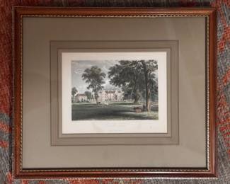 Hand-Painted Etching.