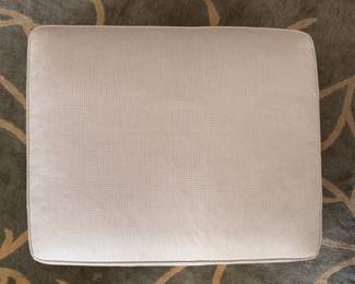 Baker Furniture Skirted Ottoman. Measures 33" x 26" x 19" H. Photo 3 of 4.