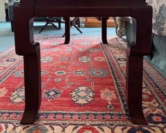 Hickory Chair Bench with Asian "Pagoda" Style Legs. Measures 48" L x 18" W x 19" H. Would Be STUNNING Lacquered. Ask Us For Resources. Photo 2 of 4.