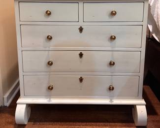 Hickory Chair 5-Drawer Side Tables with Bracket Feet - 2 Available. Each Measures 32" W x 20"D x 32" H. Photo 1 of 5.
