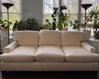Baker Furniture Three Seat-Down Filled Sofa. Measures 88" W x 40" D. Photo 1 of 6.