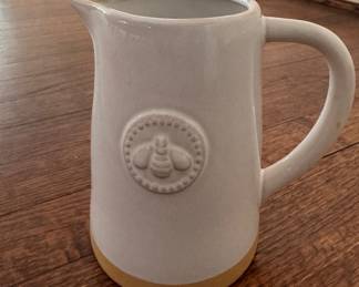 Glazed Ceramic Pitcher. Photo 1 of 2.