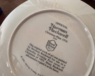 Norman Rockwell Santa Claus Decorative Plate. Photo 2 of 2.