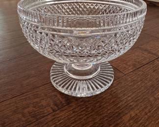 Waterford Crystal Footed Bowl. Measures 7.5" D x 5.5" H. Photo 1 of 3.