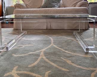 Interlude Home Acrylic and Glass Coffee Table. Photo 1 of 4.