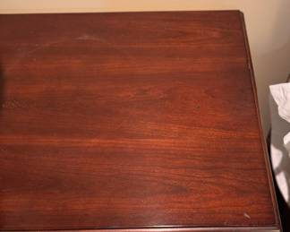 Hickory Chair 5-Drawer Side Tables with Bracket Feet - 2 Available. Each Measures 32" W x 20"D x 32" H. Photo 3 of 5.