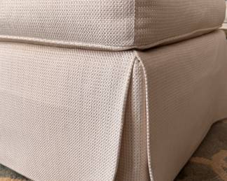 Baker Furniture Skirted Ottoman. Measures 33" x 26" x 19" H. Photo 2 of 4.