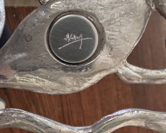 Michael Aram "Leaf" Bowl. Measures 15" L x 9.5" W. Photo 2 of 2.