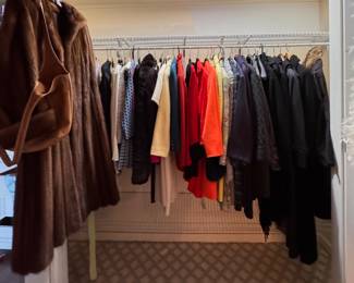 Clothing Including Fur Coat.