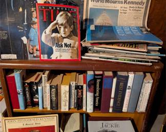 JFK memorabilia including many original newspapers from the day after