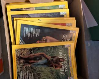 Many 60s Nat-Geo magazines