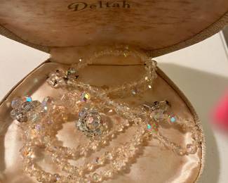 Vintage Art Glass Necklace Set