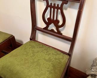 Duncan Phyfe Harp Style Chairs
