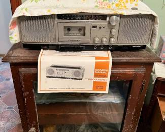 Radio and Cassette Player