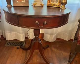 Vintage Mersman Drum Table