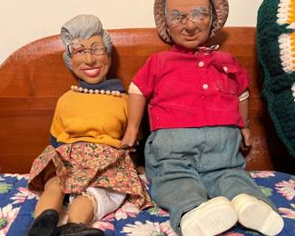 Antique Grandma and Pa