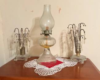 Antique oil lamp 