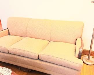 Upholstered hand carved Parlor Sofa