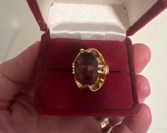 Vintage Amethyst Cocktail Ring
