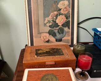 Cigar Box and Wood Jewelry Box