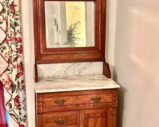 Victorian Eastlake Washstand