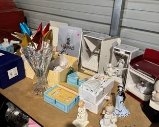 Lladros,coalport and precious moments 