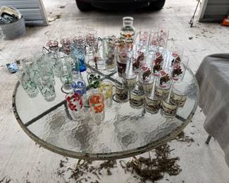 Vintage drinking glasses 