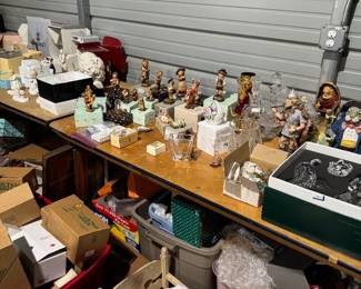 Vintage ANRI wooden figures and Ferrandiz 