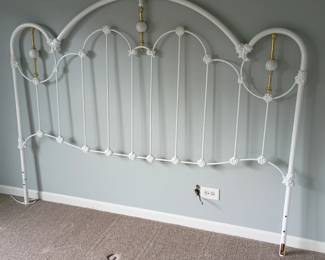 Queen size metal headboard