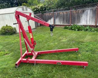 Hydrolic engine hoist/cherry picker 8 ton long ram jack