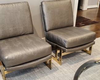 Milo Baughman "Spring" Chairs