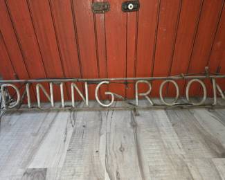 Neon Dining Room Sign