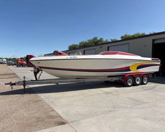 1993 Baja Magnum Boat with Trailer