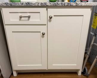 Granite Top Island on Wheels in superb condition 
