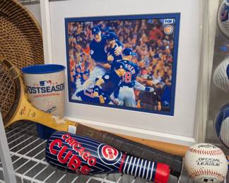 2016 Cubs World Series photo framed, cubs memorabilia 