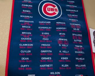 Chicago Cubs Hall of Fame banner - late 1880's to 1980's