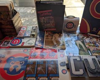 Vintage Cubs merch 