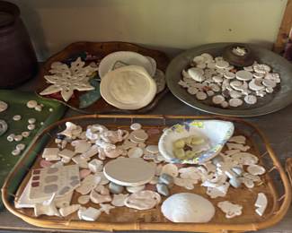 CERAMIC SCRAPS AND ART SUPPLIES