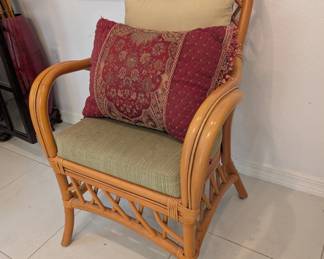 Rattan lounge chair 
