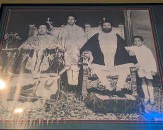 Photo print of the Royal Family of Ethiopia 1930
